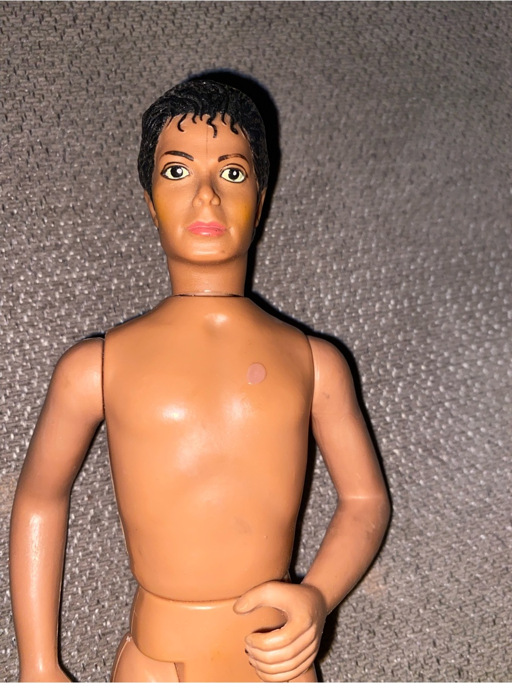 Poseable Male Fashion Doll - Brown Skin, Black Hair